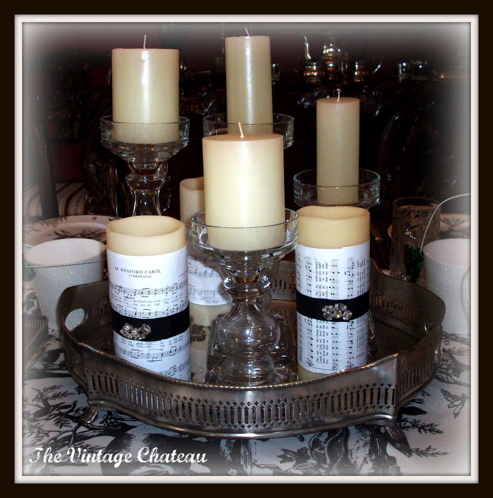 The Vintage Chateau Decorating with Candlesticks