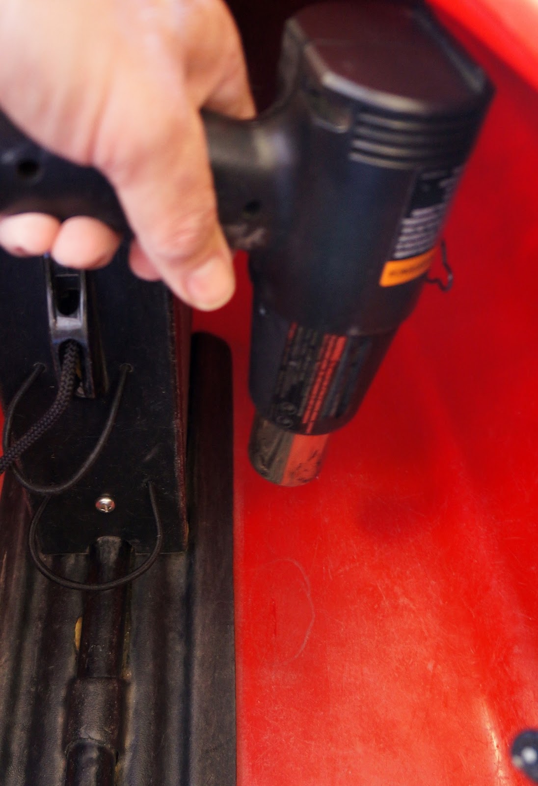Paddle California Repairing crosslinked plastic kayaks