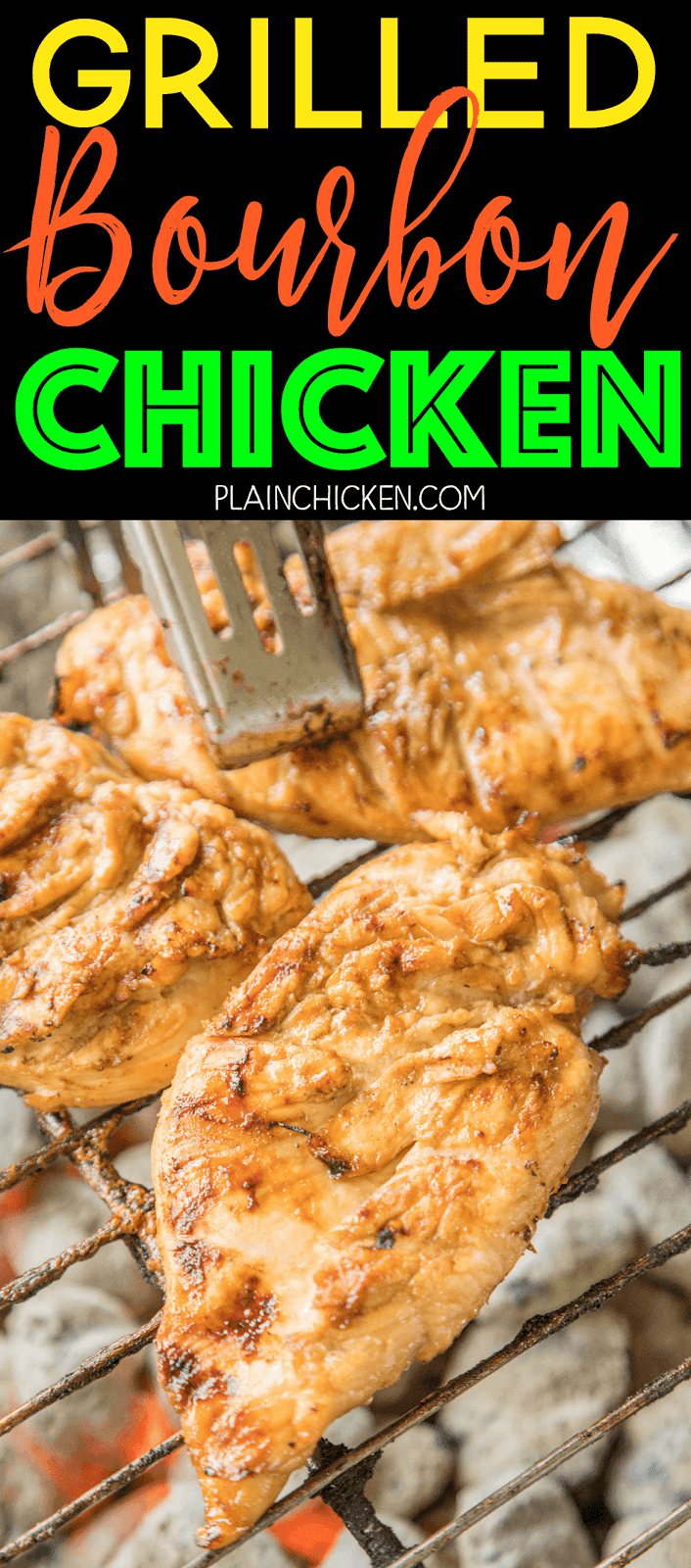 Grilled Bourbon Chicken Plain Chicken