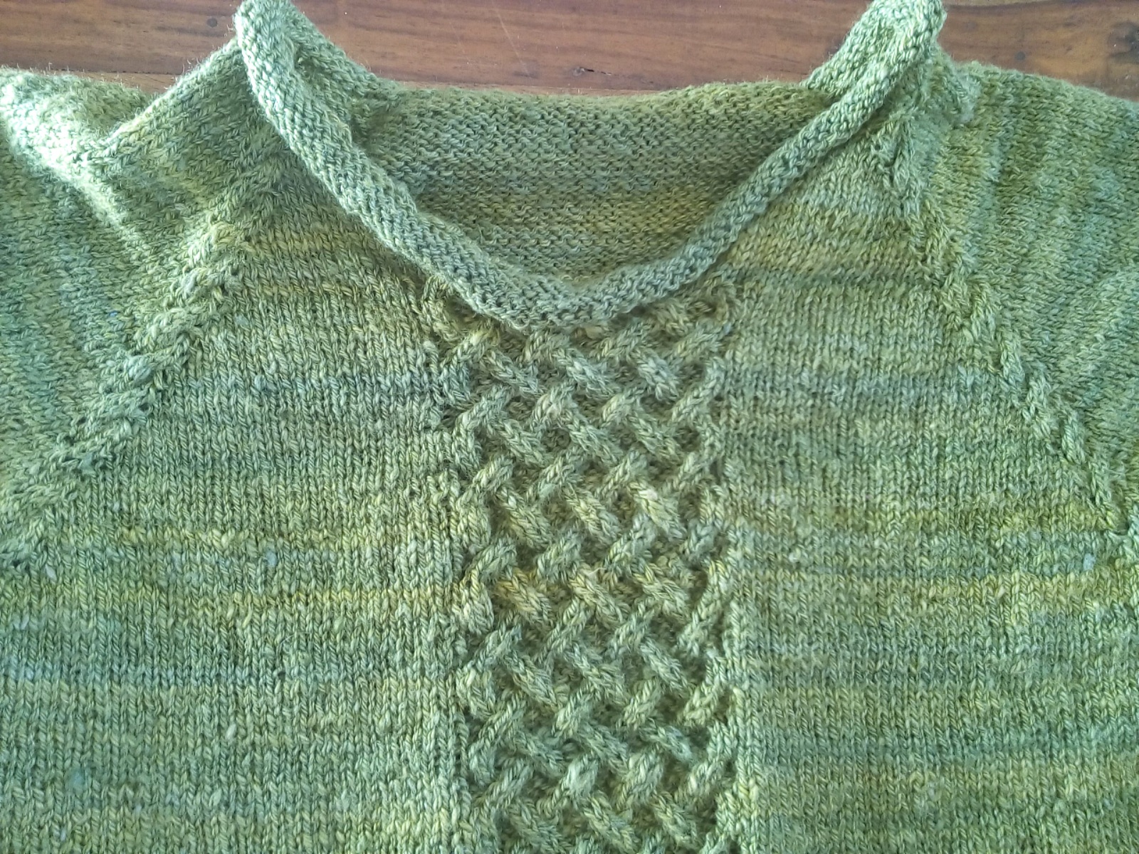 Raglan Von Oben Stricken Mit Muster Poledra's Kreativwerkstatt: Raglan von oben