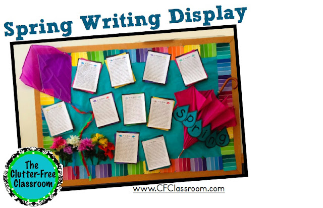 In the Spring {Writing to Show Progress} | Clutter-Free Classroom