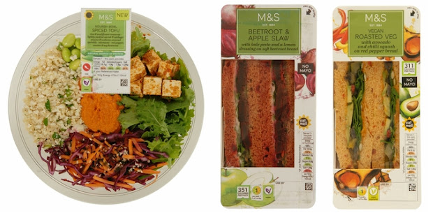 vegan lunch on the go M&S vegan lunch on the go options from M&S