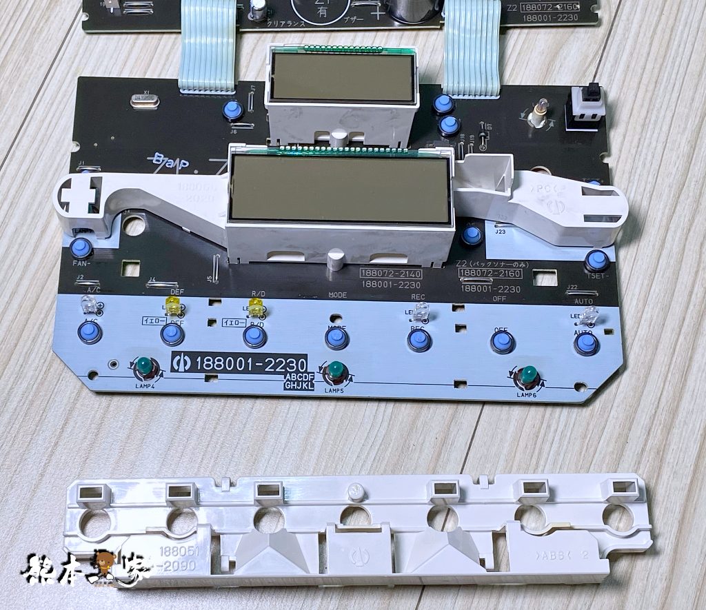 TOYOTA豐田ALTIS冷氣恆溫面板電子零件開關更換維修DIY詳細記錄