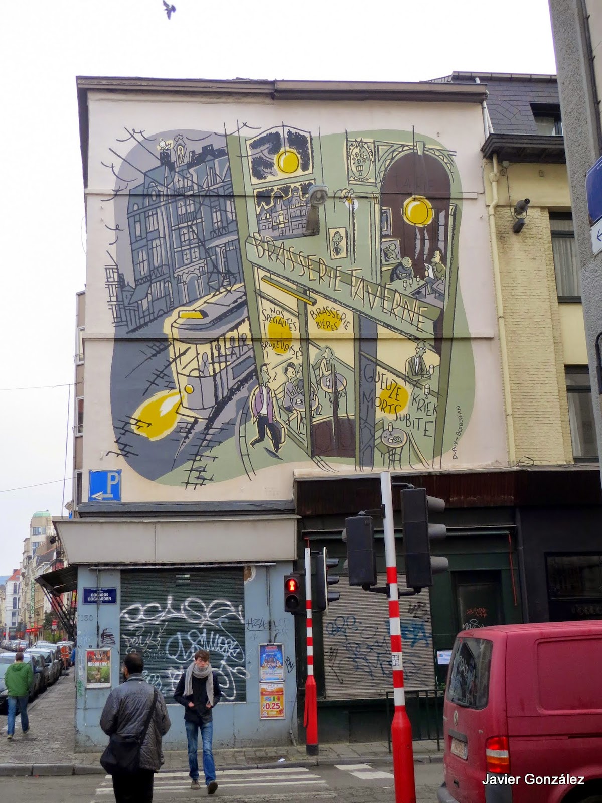 Bruselas. Mural