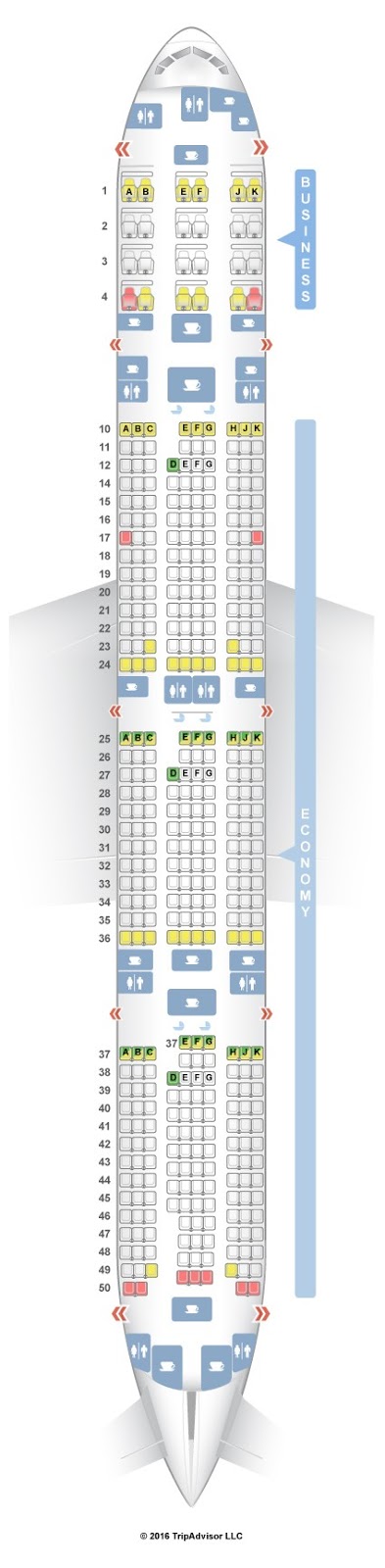 Boeing 777 300er Range Chart