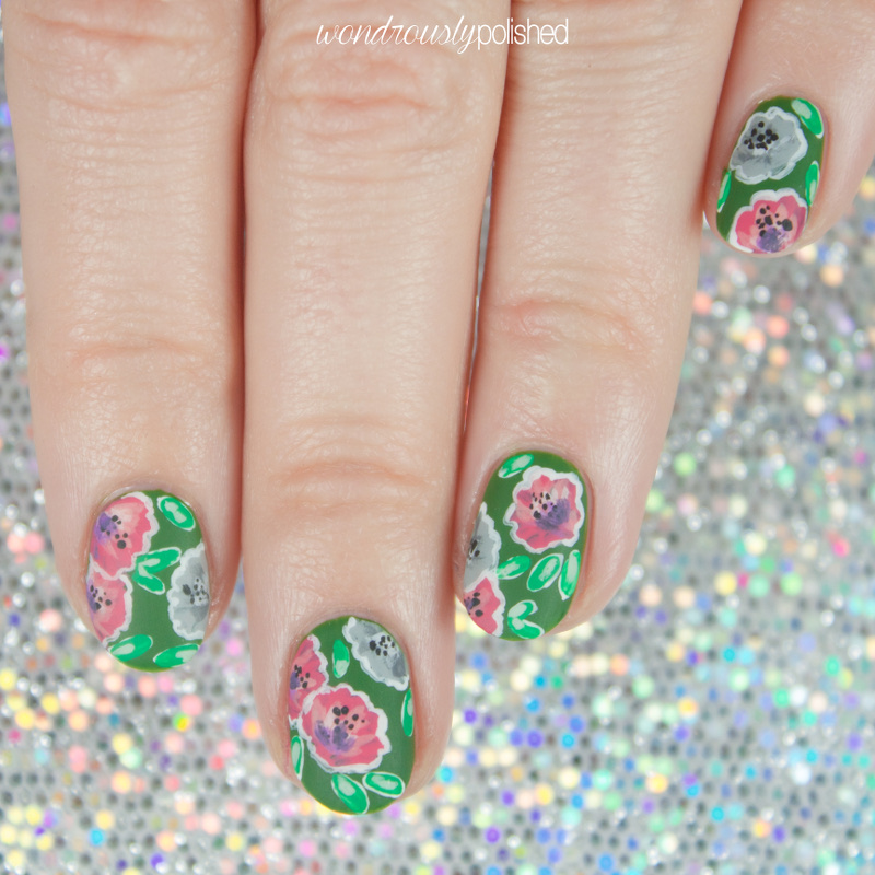 Wondrously Polished An update...and some (floral) nail art.