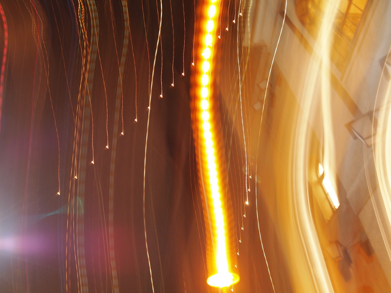 Verschwimmende Lichter