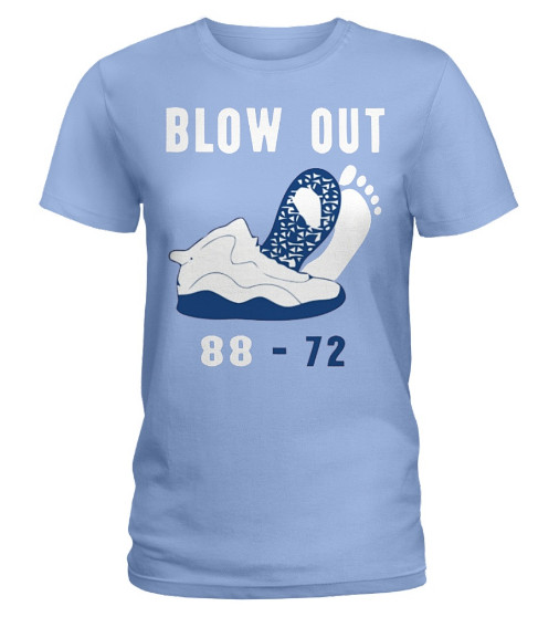 blow out t shirt unc