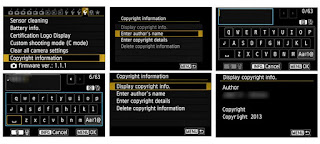 Cara Menempelkan Info Hak Cipta Di Exif Foto Secara Langsung Melalui Kamera