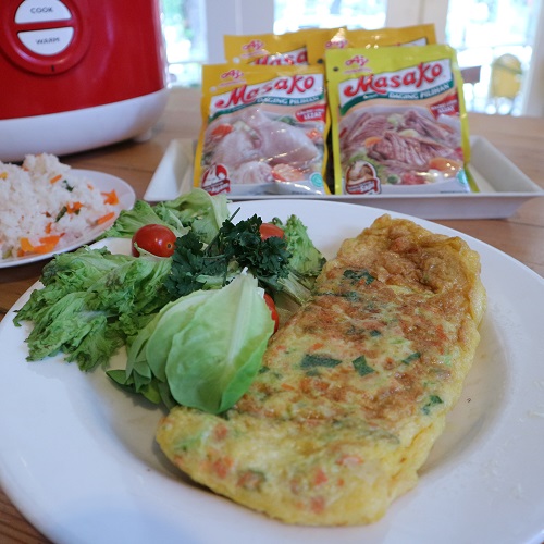 Resep Nasi dan Telur Dadar Masako di Cerita Rasa Masako