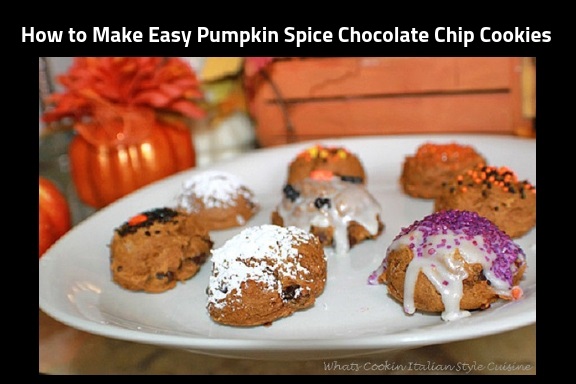 Easy Pumpkin Spice Cake Mix Cookies What S Cookin Italian Style