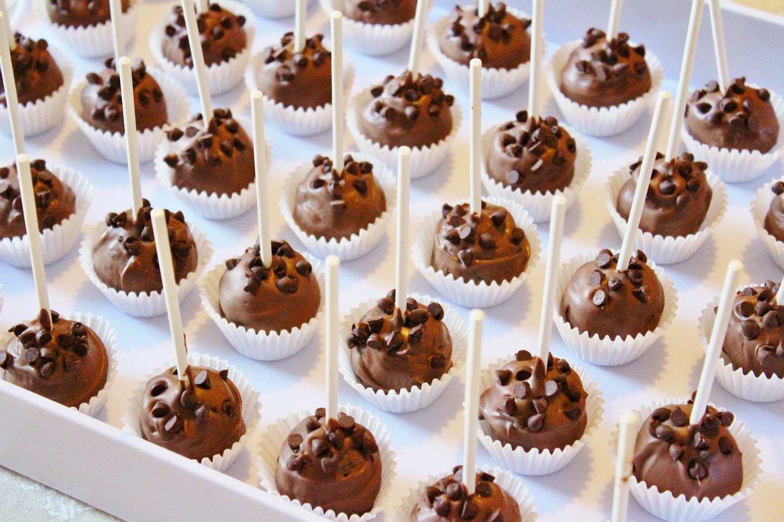 Blog as you Bake Chocolate Chip Cookie Dough Cake Pops