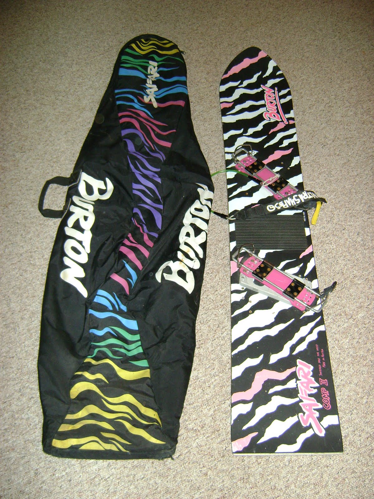 Adventures In Ebay 1989 Burton Safari Comp II Snowboard