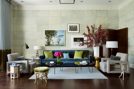 Best Modern Gallery: New Green Living Room Design