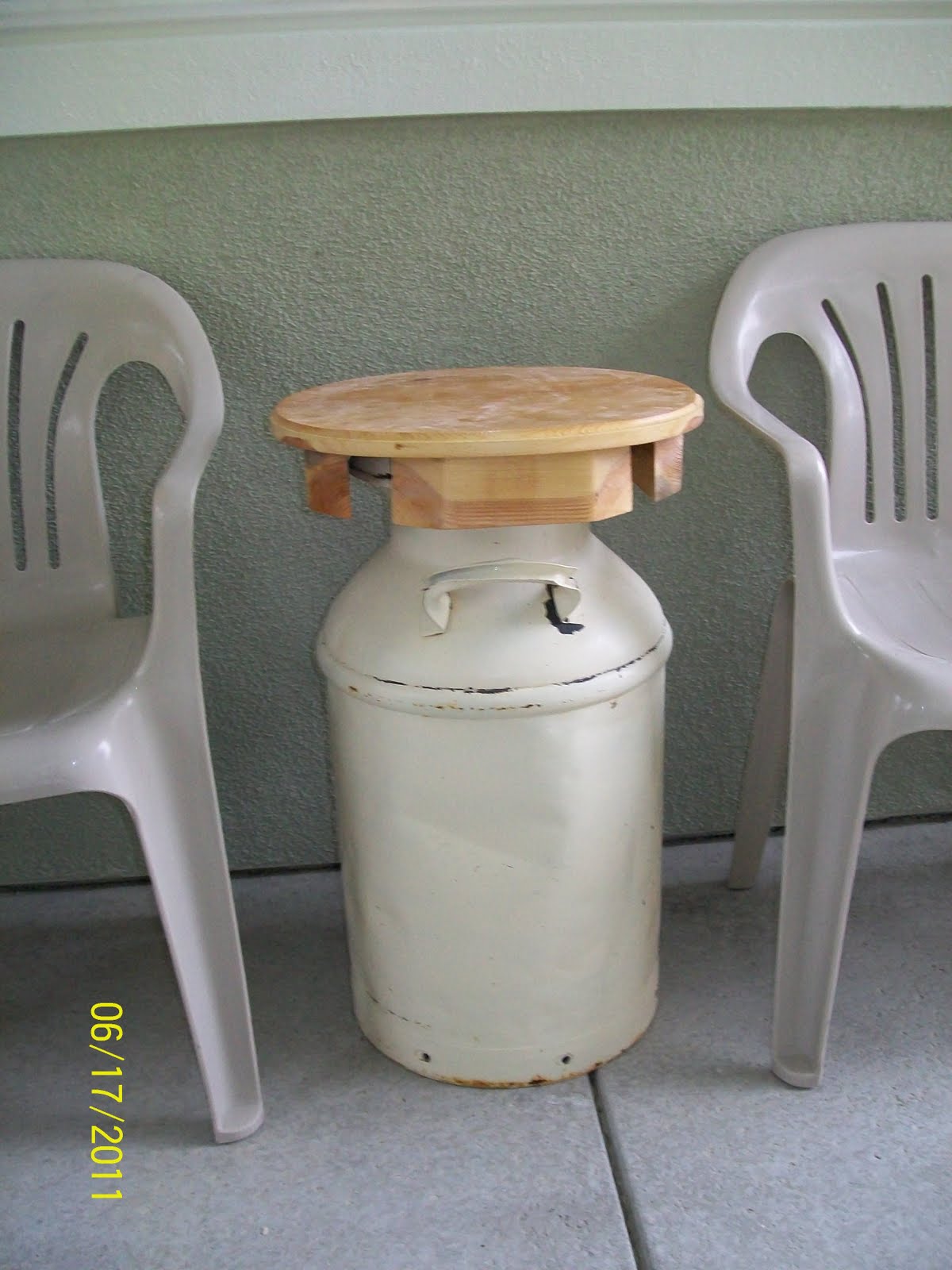 CSL Milk Can Tables