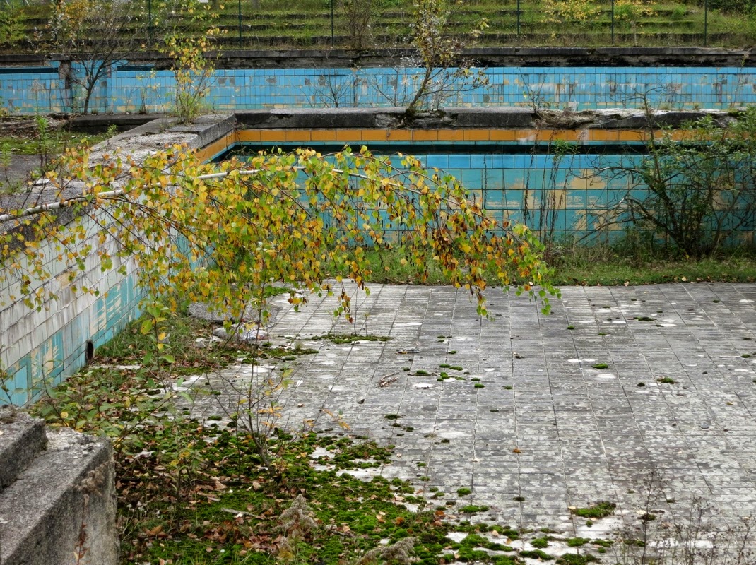 Freibad Lichtenberg. Заброшенный бассейн в Лихтинберге