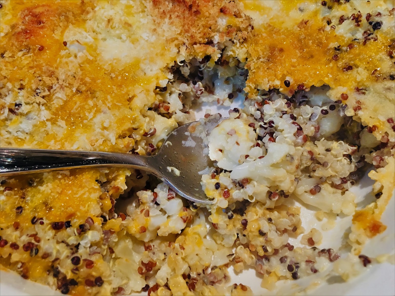 Cauliflower and Quinoa Casserole mysavoryspoon