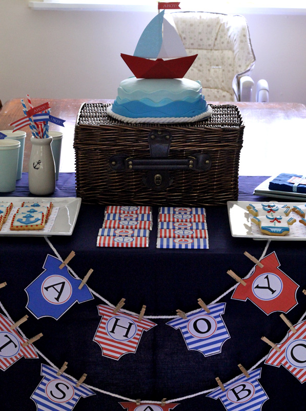 butter hearts sugar Ahoy It's A Boy Baby Shower