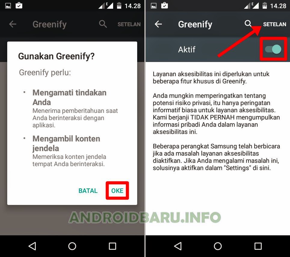 Cara Setelan Greenify Android No Root Auto Matic Hibernation