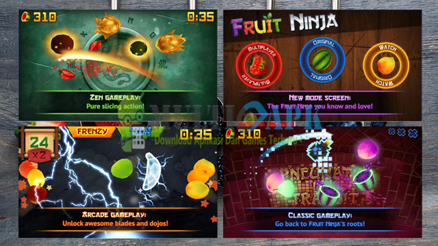 Game Arcade Fruit Ninja Premium Versi 2.5.2 Apk Data Mod Terbaru Android