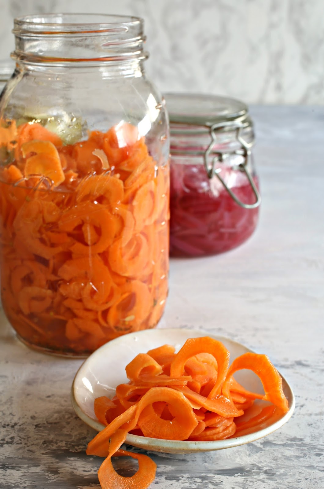 Hungry Couple Quick Pickled Vegetables