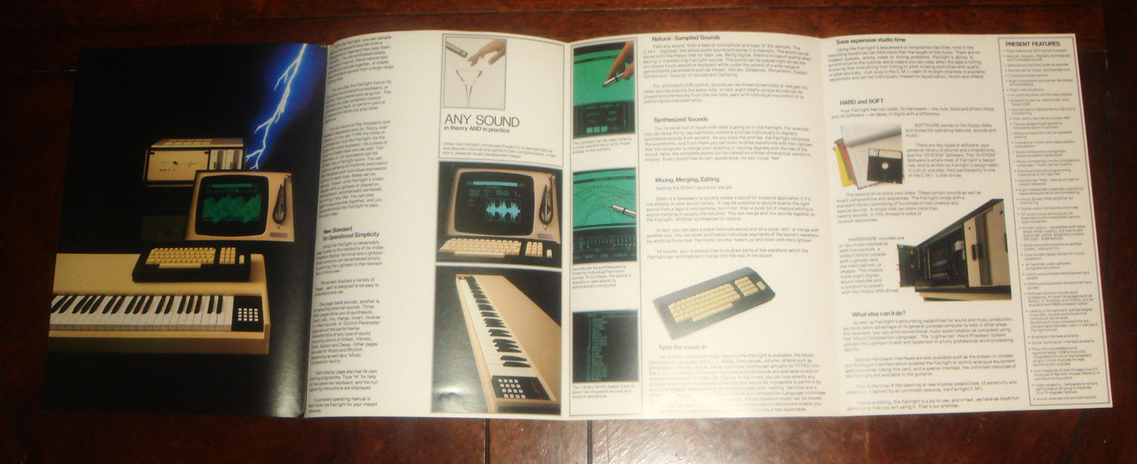MATRIXSYNTH FAIRLIGHT CMI SYNTHESIZER 1982 SALES BROCHURE