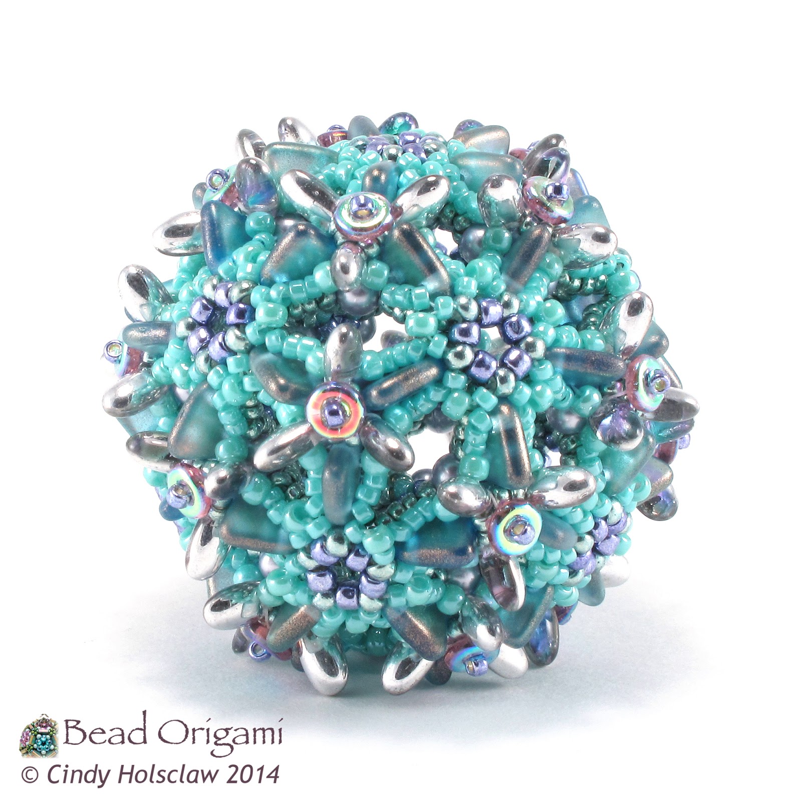 Bead Origami Beaded Triangles