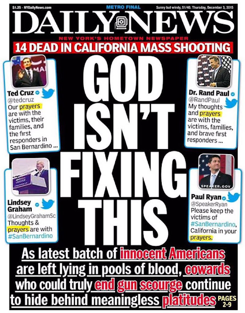 NY Daily News: GOD ISN'T FIXING THIS