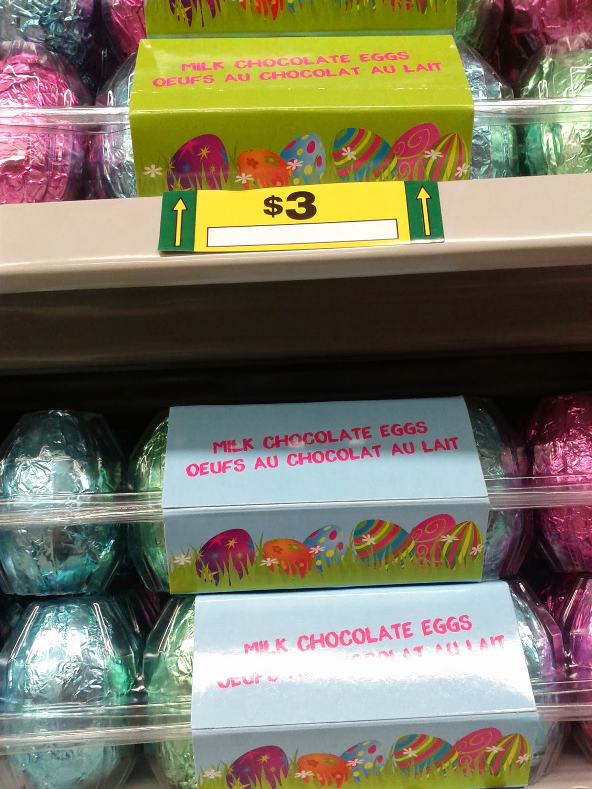 Toronto things 10 chocolate Easter eggs for 3 bucks at dollarama