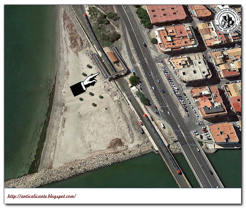 Antíc "detalles de una ciudad" Apeadero Ferroviario de San Gabriel