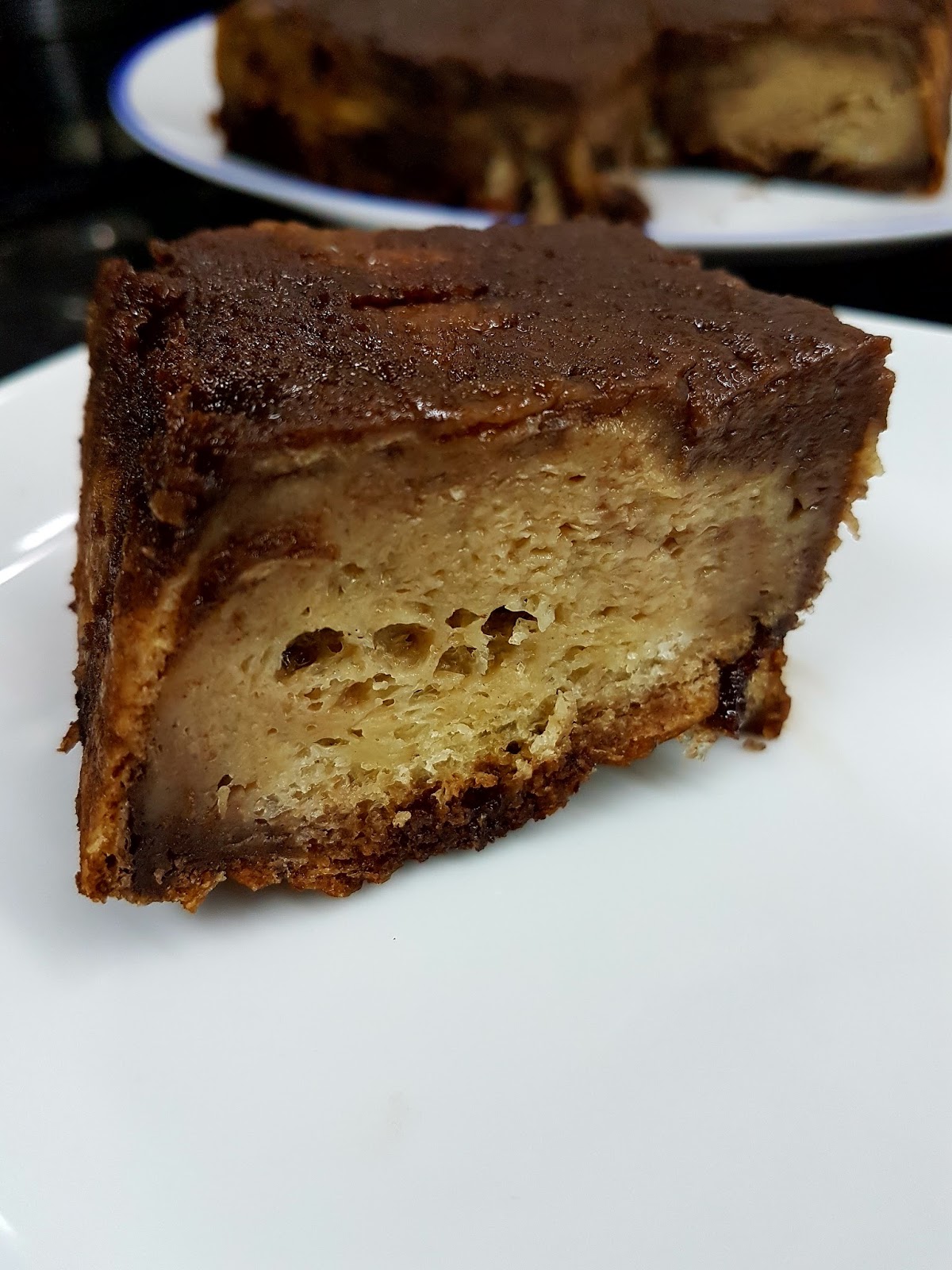 Cocina Basica y Fresca PUDIN DE PAN CON CHOCOLATE Y CARAMELO. CBF