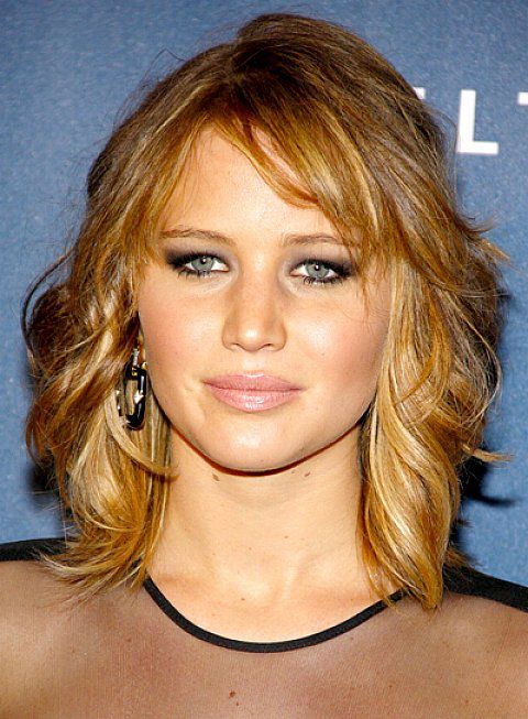 Medium Length Curly Hairstyles For Round Faces