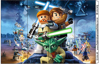 Star Wars Lego: Etiquetas para Candy Bar para Imprimir Gratis. Etiquetas de Star Wars Lego para imprimir gratis.
