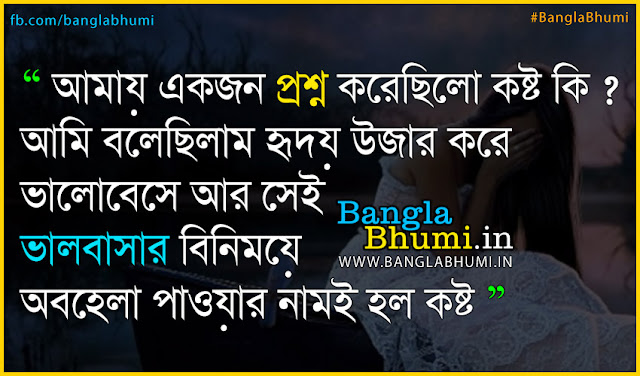 bangla sad love quote hd wallpaper - Valobasa Bujhte Diona