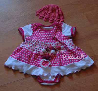 платье-боди для девочки 6 месяцев