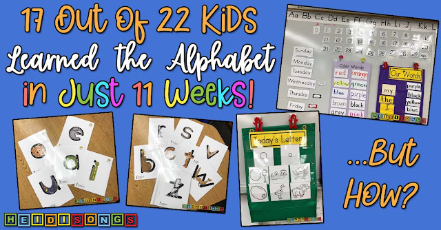 17 out of 22 kids learned the Alphabet in just 11 weeks! Here's how!