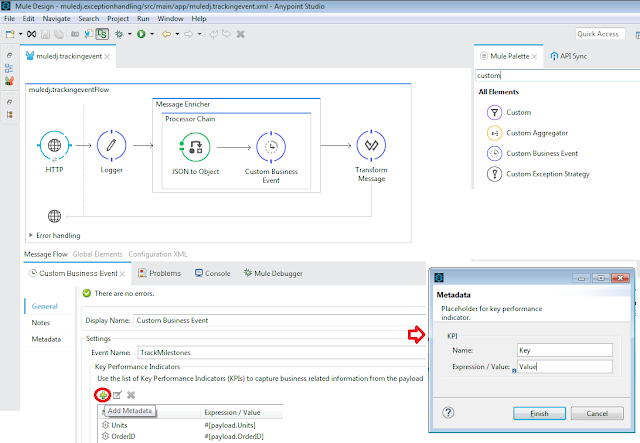 Mule ESB Tutorials: Custom Tracking in Mulesoft