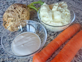 Salata de telina si morcov ingrediente reteta