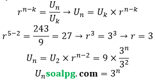 bahas pg suku ke n geometri