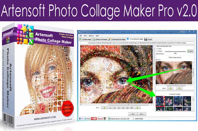 Free Download Artensoft Photo Collage Maker Pro v2.0 + Activator