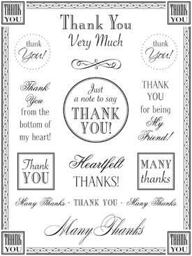 SRM Stickers Blog - Fancy Thank You Cards by Christine - #fancy #stickers #thanks