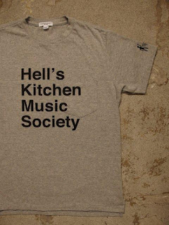 EG WORKADAY × SUNRISE MARKET 別注 "Hell's Kitchen Music Society Print T-Shirt / Black Printed"