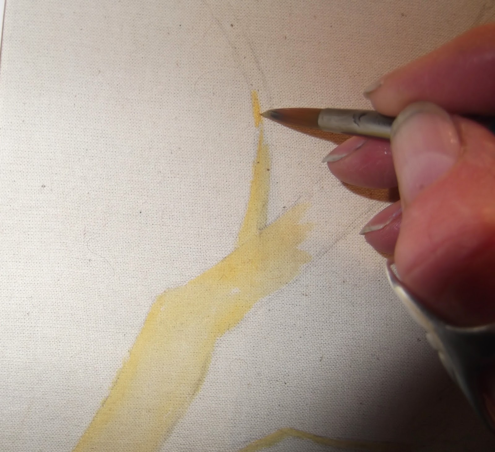 Uniqart Tutorial Painting On Fabric With Inktense Colours