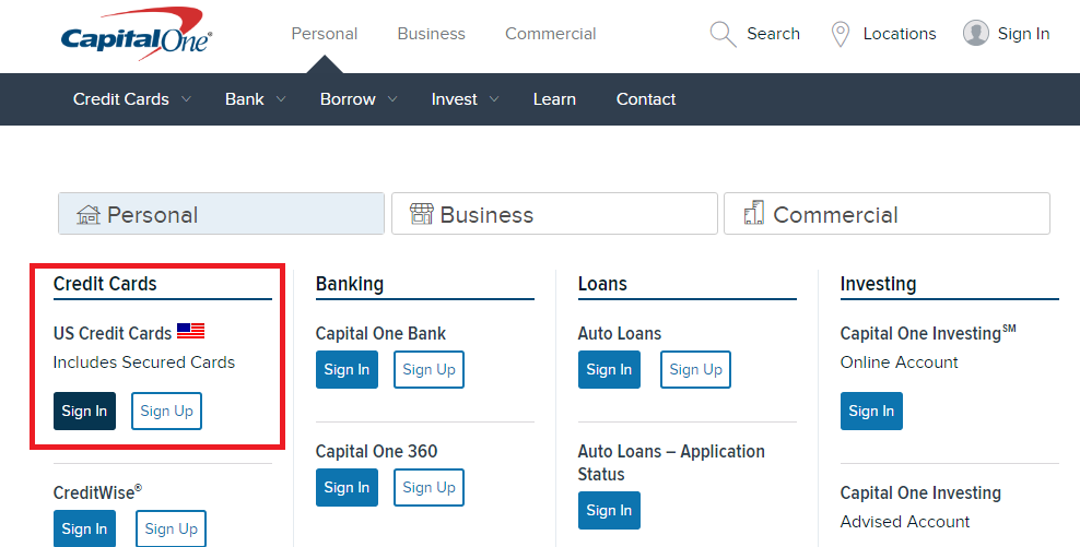 capital one sign in online banking capital one sign in online banking