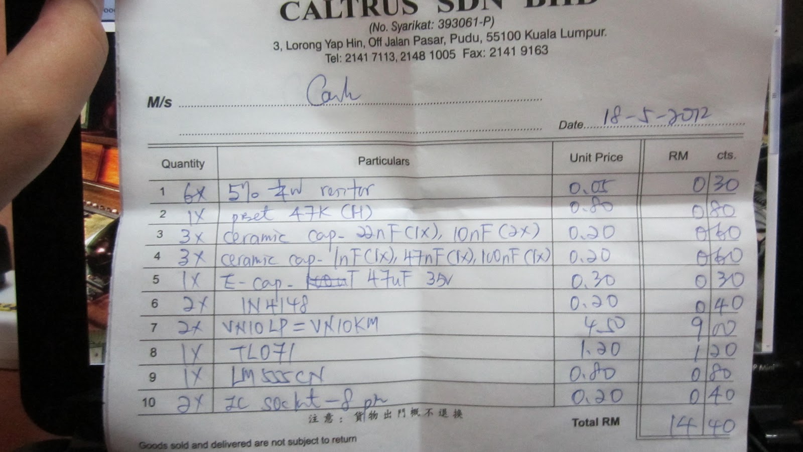 Components Hunting at Jalan Pasar Sound Trigger by Zahidah & Amalina
