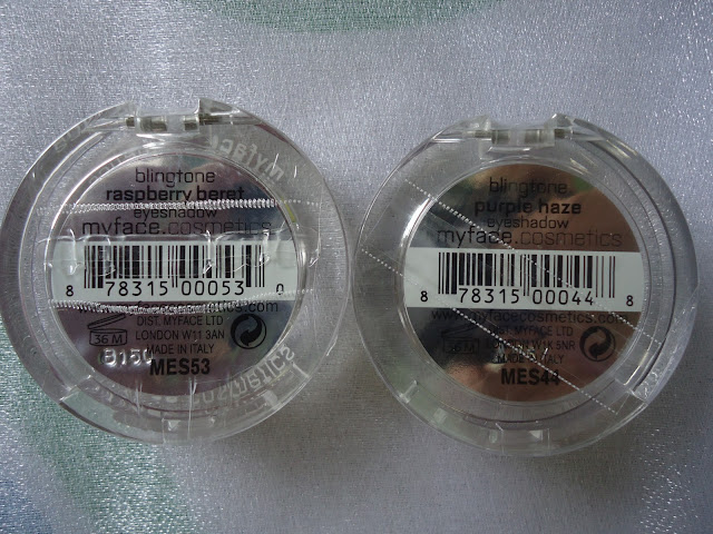 myface.cosmetics Blingtone Eye Shadows Review,Swatches