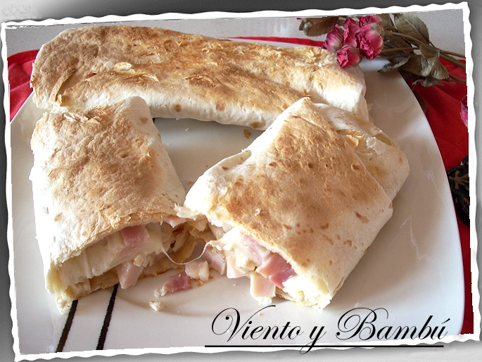 viento y bambú Fajitas rellenas