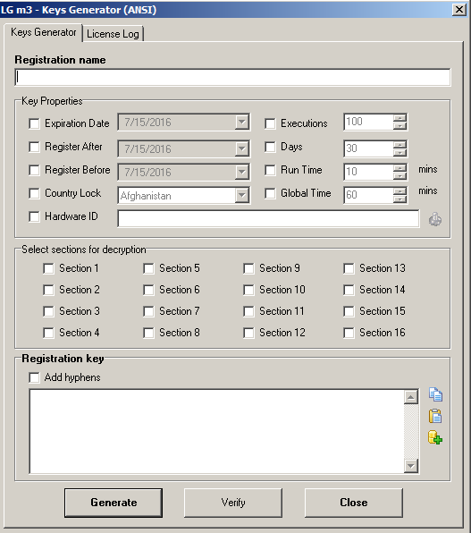 +All Keys Generator Free