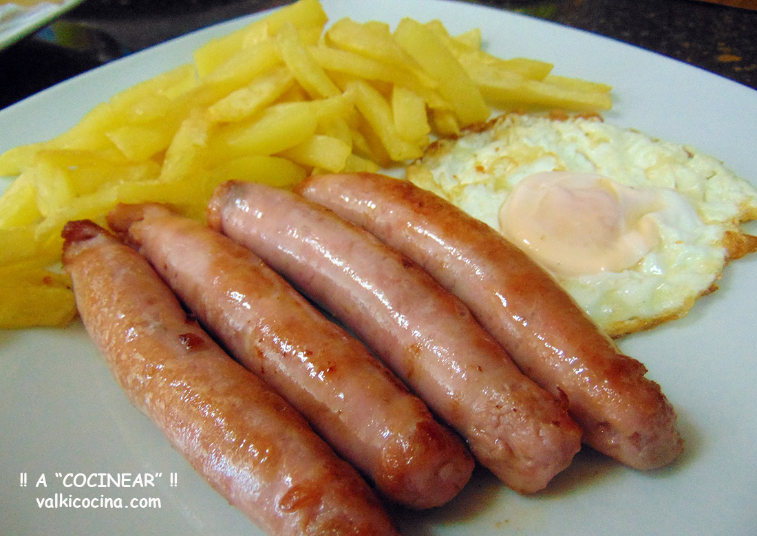 SALCHICHAS FRESCAS AL VINO ¡¡A COCINEAR!!