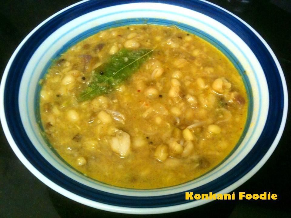 Konkani Foodie Mung Beans Curry With Coconut Masala Goan Style